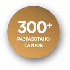 300+ Разработано сайтов