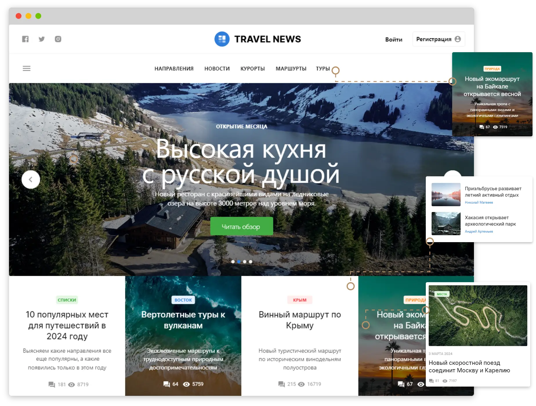 Новостной портал от Flatmedia